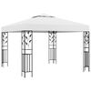 vidaXL Tonnelle 3x3 m Blanc 180 g/m&sup2;