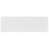 vidaXL Rideau en Dentelle Floral Blanc 245 x 1200 cm Polyester