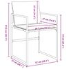 vidaXL Ensemble de salle &agrave; manger pour jardin 9 pcs Blanc