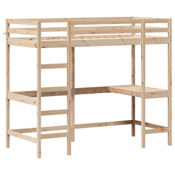 vidaXL Lit superpos&eacute; sans matelas 90x190 cm bois massif de pin