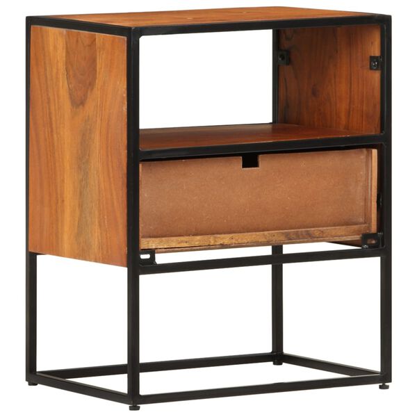 vidaXL Table de chevet 40x30x50 cm Bois d'acacia massif