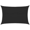 vidaXL Voile d'ombrage 160 g/m&sup2; Noir 3,5x5 m PEHD