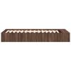 vidaXL Cadre de lit sans matelas ch&ecirc;ne marron 90x200 cm