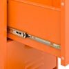 vidaXL Armoire de rangement Orange 42,5x35x101,5 cm Acier