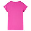 T-shirt pour enfants rose fonc&eacute; 104