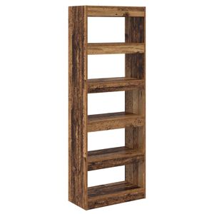 vidaXL Biblioth&egrave;que 5 niveaux 60 x 30 x 166 cm Bois d'ing&eacute;nierie
