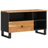 vidaXL Meuble TV 80x33x46 cm bois d'acacia solide et bois d'ingénierie