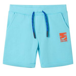 Short pour enfants &agrave; cordon de serrage aqua 92