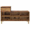 vidaXL Cabinet &agrave; chaussures avec tiroir Bois ancien 102 x 36 x 60 cm