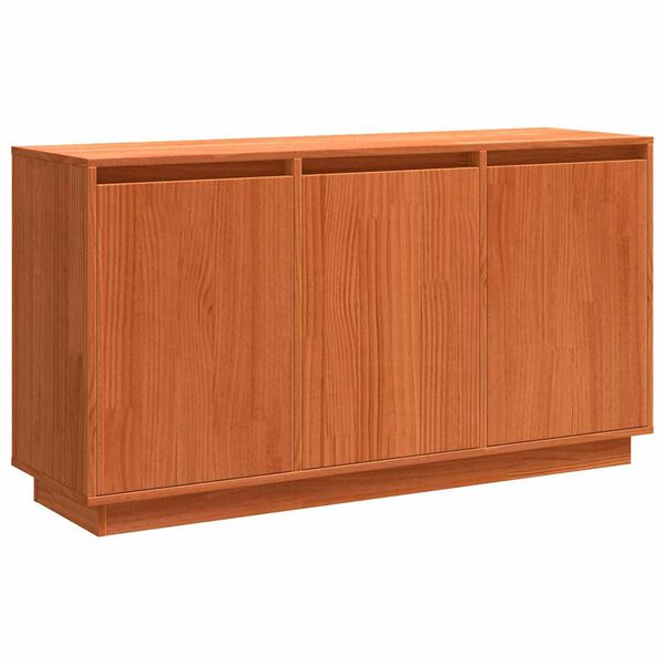 vidaXL Buffet Ch&ecirc;ne brun 111 x 34 x 60 cm Pin massif