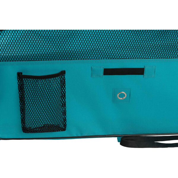 TRIXIE Enclos pour petits animaux 150x65 cm Turquoise et gris clair