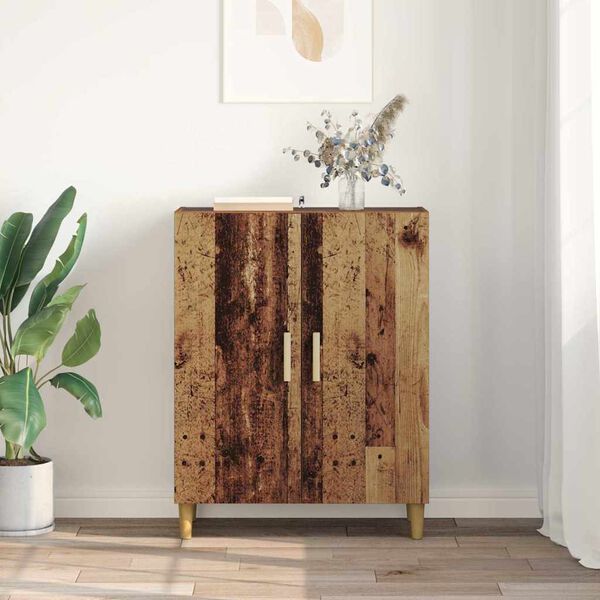 vidaXL Buffet Bois Ancien 70 x 34 x 90 cm Bois d'ing&eacute;nierie