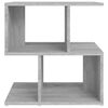 vidaXL Table de chevet Sonoma gris 50x30x51,5 cm Bois d'ing&eacute;nierie
