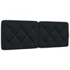 vidaXL Cadre de lit sans matelas noir 140x200 cm tissu