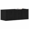 vidaXL Meubles TV Ch&ecirc;ne noir 80 x 30 x 30 cm Bois d'ing&eacute;nierie