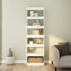 vidaXL Biblioth&egrave;que/S&eacute;parateur de pi&egrave;ce Blanc 60x30x198 cm