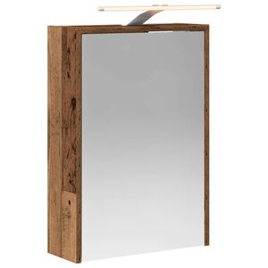 vidaXL Armoire Miroir de Salle de Bain Bois ancien 43 x 16 x 62.5 cm