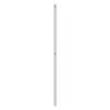 vidaXL T&ecirc;te de lit m&eacute;tal blanc 135 cm