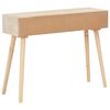 vidaXL Table console avec 3 tiroirs 100x30x73 cm Bois de pin massif