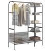 vidaXL Porte-v&ecirc;tements Gris 120 x 44 x 160 cm Bois d'ing&eacute;nierie