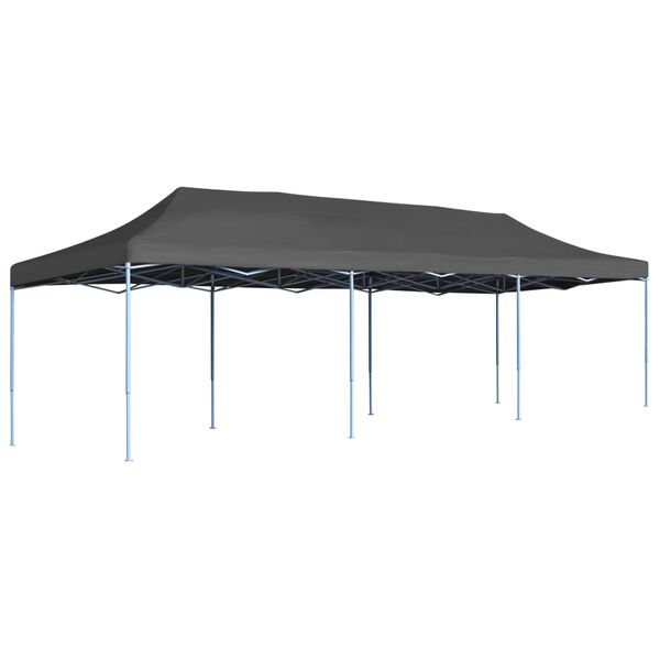 vidaXL Tente de r&eacute;ception pliable 3 x 9 m Anthracite