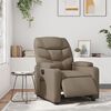 vidaXL Fauteuil inclinable &eacute;lectrique Cappuccino Similicuir