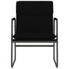 vidaXL Chaise longue Noir 55x64x80 cm Tissu