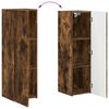 vidaXL Ensemble meuble TV 4 pcs Ch&ecirc;ne fum&eacute; Bois d'ing&eacute;nierie