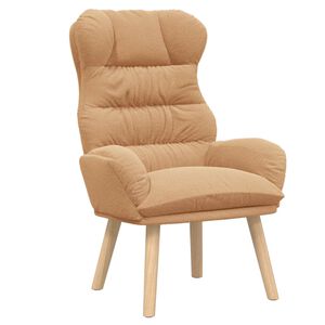 vidaXL fauteuil Beige 69 x 74 x 93 cm Tissu Sherpa