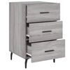 vidaXL Table de chevet sonoma gris 40x40x66 cm bois d'ing&eacute;nierie