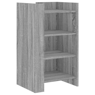 vidaXL Buffet sonoma gris 45x35x75 cm Bois d'ingénierie