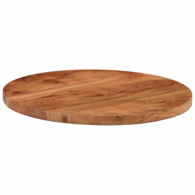 vidaXL Dessus de table Ø60x2,5 cm rond bois massif d'acacia