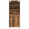 vidaXL Haut Armoire Bois Ancien 69,5 x 34 x 180 cm