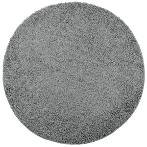 vidaXL Tapis shaggy PAMPLONA poils longs moderne vert &Oslash; 100 cm