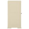 vidaXL Armoire plastique 40x43x85,5 cm design de bois blanc angora