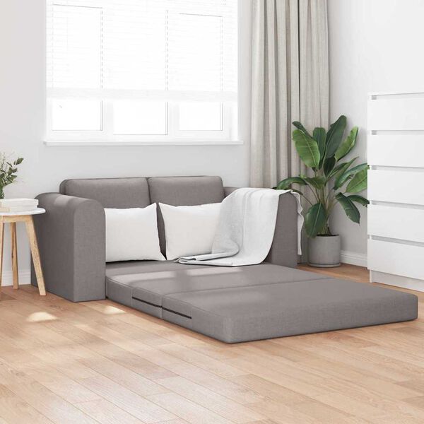 vidaXL Canap&eacute;-Lit 60cm Taupe tissu