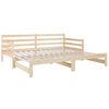 vidaXL Lit coulissant sans matelas 2x(90x190) cm