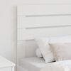 vidaXL T&ecirc;te de lit Blanc 80 cm Bois d'ing&eacute;nierie