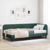 vidaXL Cadre de lit d'angle Vert fonc&eacute; 90 x 200 cm Velours