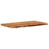 vidaXL Dessus de meuble-lavabo de salle de bain Acacia 100x52x3,8 cm
