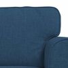 vidaXL Canap&eacute; 2 pcs Bleu
