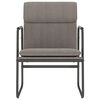 vidaXL Chaise longue Taupe 55x64x80 cm Tissu