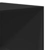 vidaXL Garde-robe Noir 100x50x200 cm Agglom&eacute;r&eacute;