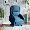 vidaXL Fauteuil inclinable bleu velours