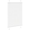 vidaXL Store pliss&eacute; blanc 90x150 cm largeur du tissu 89,4 cm polyester