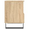 vidaXL Table de chevet ch&ecirc;ne sonoma 40x35x50 cm bois d&rsquo;ing&eacute;nierie