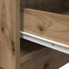 vidaXL Cabinet de chevet 2 pcs Ch&ecirc;ne artisanal 45 x 40 x 55 cm