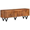 vidaXL Meuble TV 140x30x46 cm Bois massif de manguier
