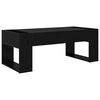 vidaXL Table basse Ch&ecirc;ne noir 110 x 50 x 41 cm Bois d'ing&eacute;nierie