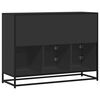 vidaXL Buffet noir 100x35x76 cm bois d’ingénierie